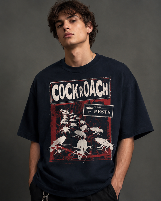 COCKROACH JANTA OFFICIAL OVERSIZED TEE.