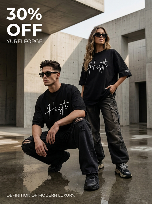HUSTLE Signature Oversize Tee