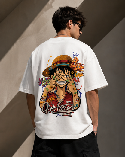 LUFFY ONE PIECE OVERSIZED TEE