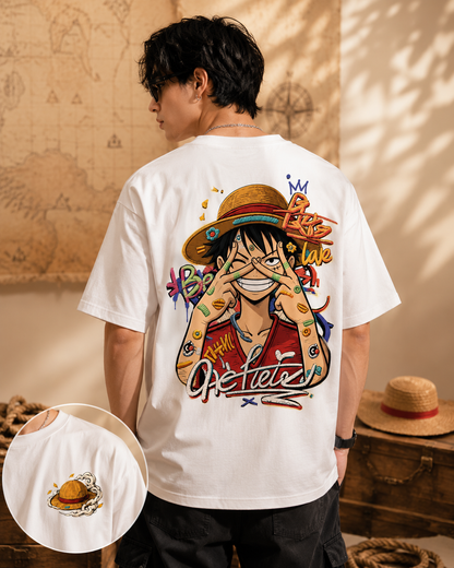 LUFFY ONE PIECE OVERSIZED TEE