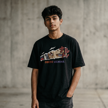 OBITO UCHIHA - 240GSM - OVERSIZED TEE