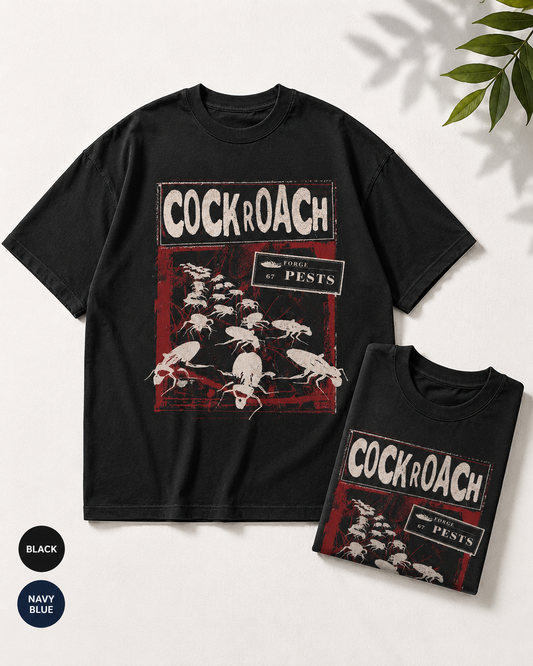 COCKROACH JANTA OFFICIAL OVERSIZED TEE.