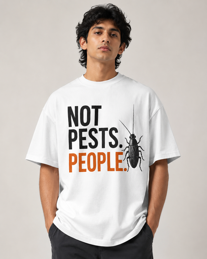 NOT PESTS OVERSIZED TEE