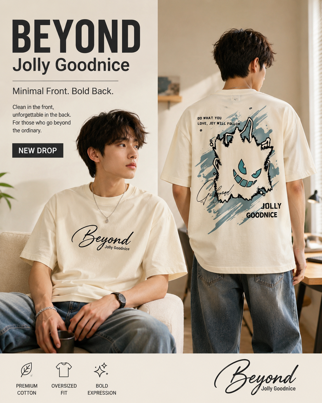 BEYOND SPIRIT OVERSIZES TEE