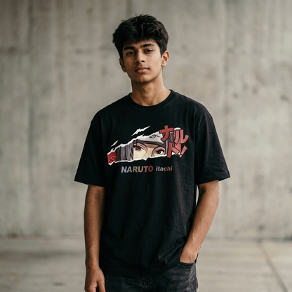 ITACHI UCHIHA - 240GSM - OVERSIZED TEE