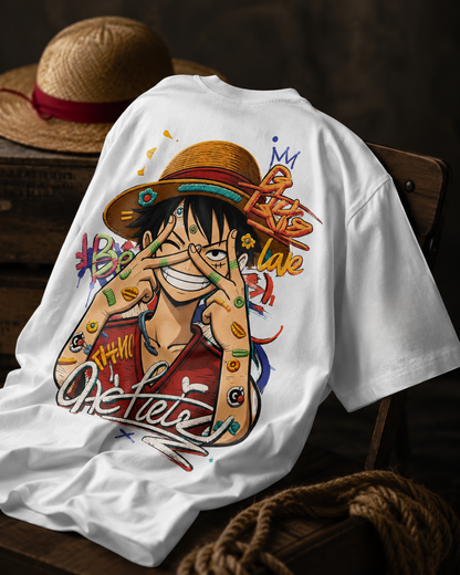 LUFFY ONE PIECE OVERSIZED TEE